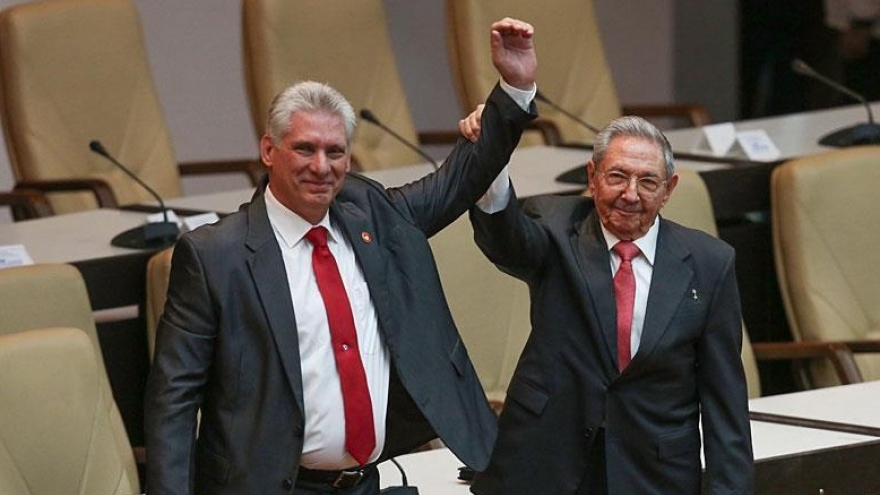 Chủ tịch Cuba Canel được bầu giữ chức Bí thư thứ nhất Ban chấp hành Trung ương Đảng